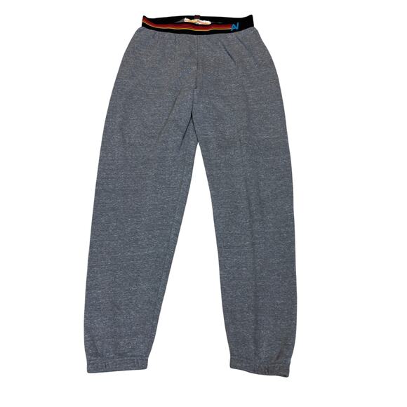 Aviator Nation Pants - Aviator Nation Rainbow Elastic Waist Joggers Sweatpants Women's M